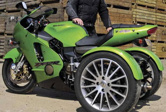 Трайк из Kawasaki Ninja ZX-12R